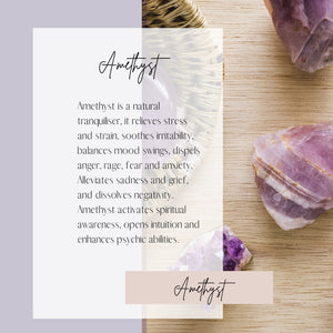 Amethyst jewelry tumbled stones and raw stones for grids