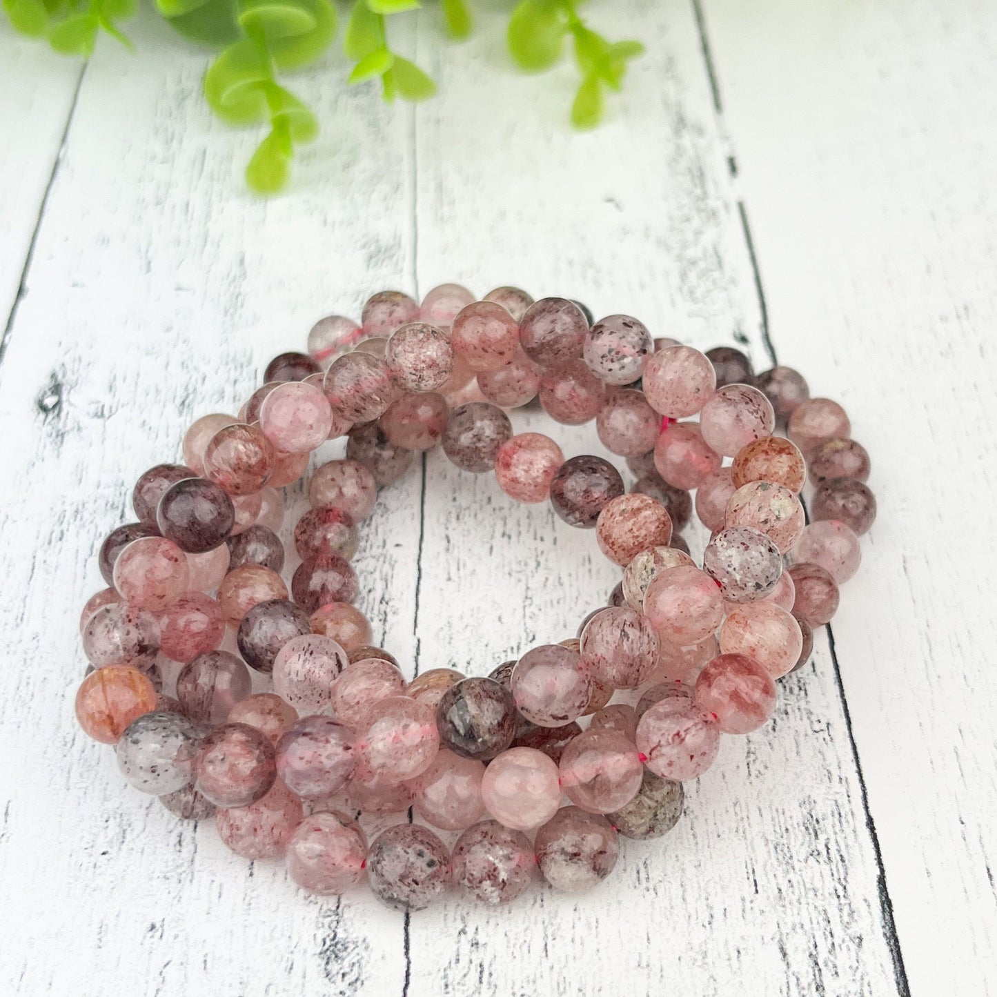 Red Aventurine Bracelet – 8mm Natural Gemstone Beads – Stretch Crystal Bracelet for Vitality, Courage, Grounding & Chakra Healing - Crystals for everyone • Crystals And Cord