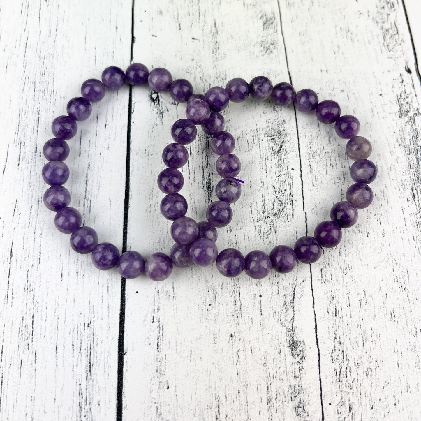Lepidolite Gemstone Bracelet 8mm