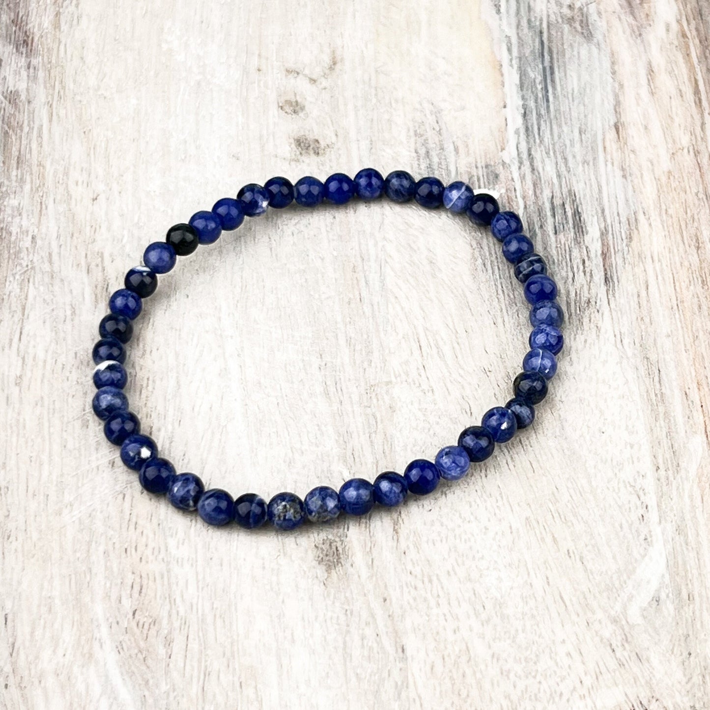 Sodalite Gemstone Bracelet 4mm
