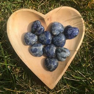 Sodalite Pocket Hearts