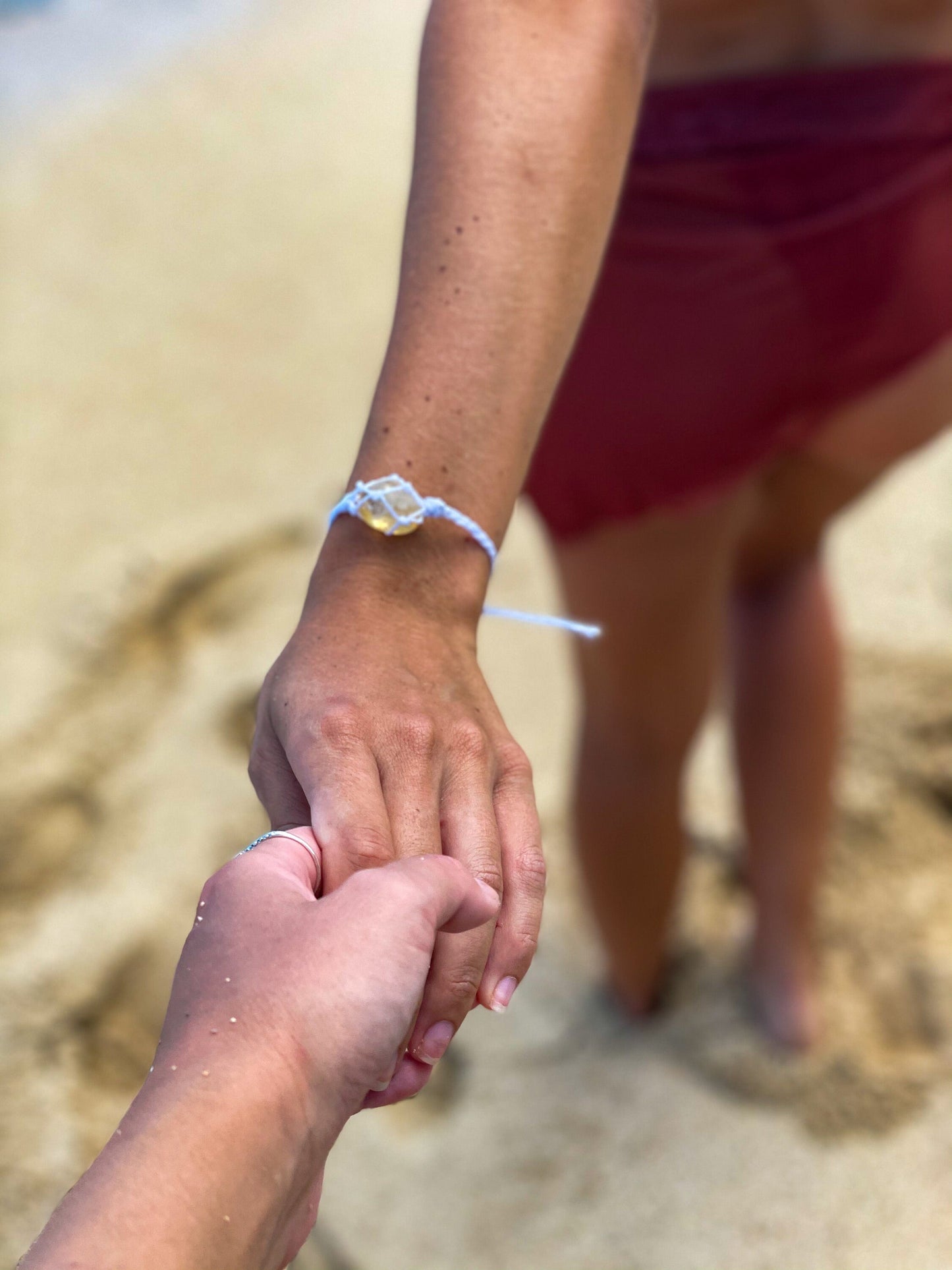 Hand Knotted Crystal Bracelet with Shungite - Adjustable Size, Protective Energetic Shield, EMF Defense, Energy Transmutation - Handmade - Crystals for everyone • Crystals And Cord