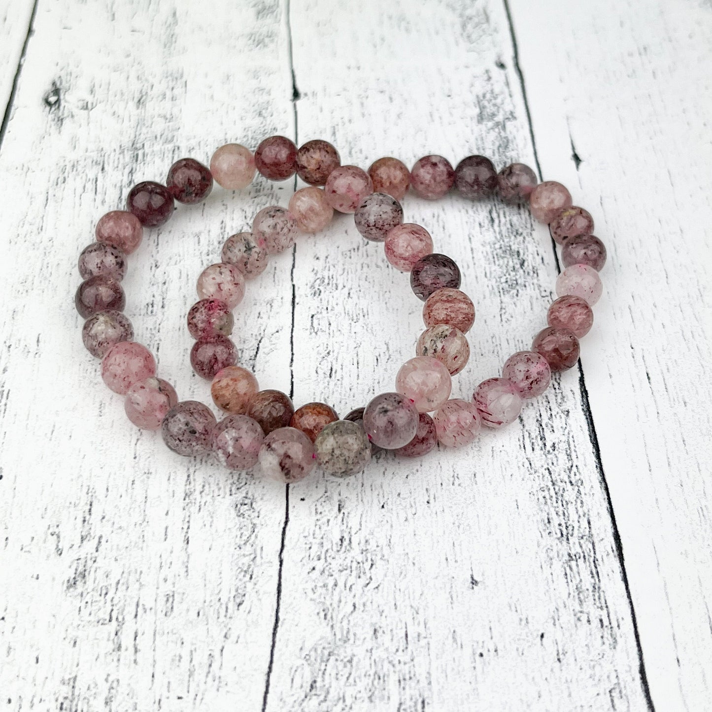 Red Aventurine Bracelet – 8mm Natural Gemstone Beads – Stretch Crystal Bracelet for Vitality, Courage, Grounding & Chakra Healing - Crystals for everyone • Crystals And Cord