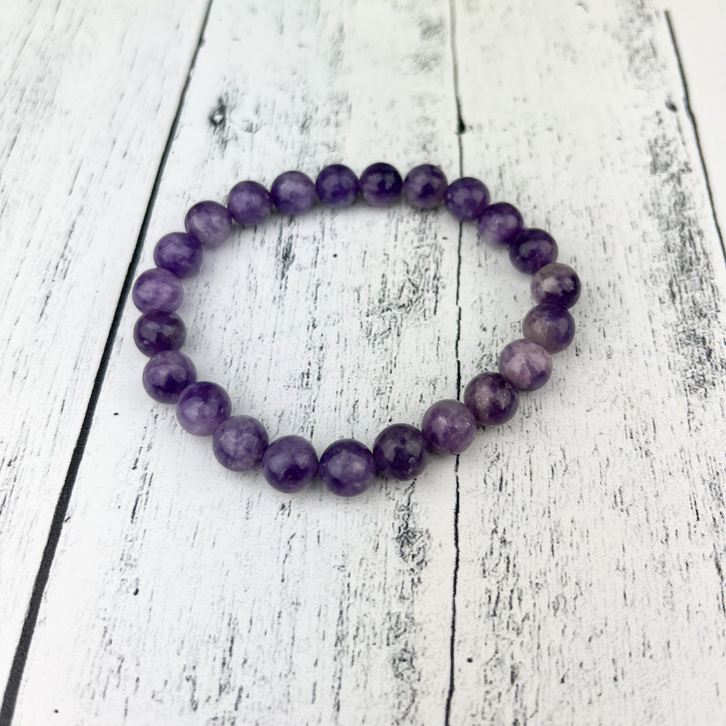 Lepidolite Gemstone Bracelet 8mm
