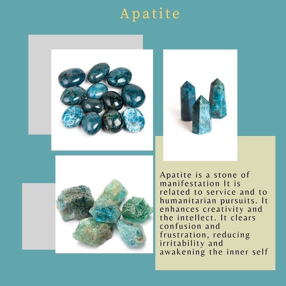 Blue Apatite Bracelet – Healing Crystal Jewelry Gift, Motivation & Confidence Stone, Holiday Present for Her - Crystals for everyone • Crystals And Cord