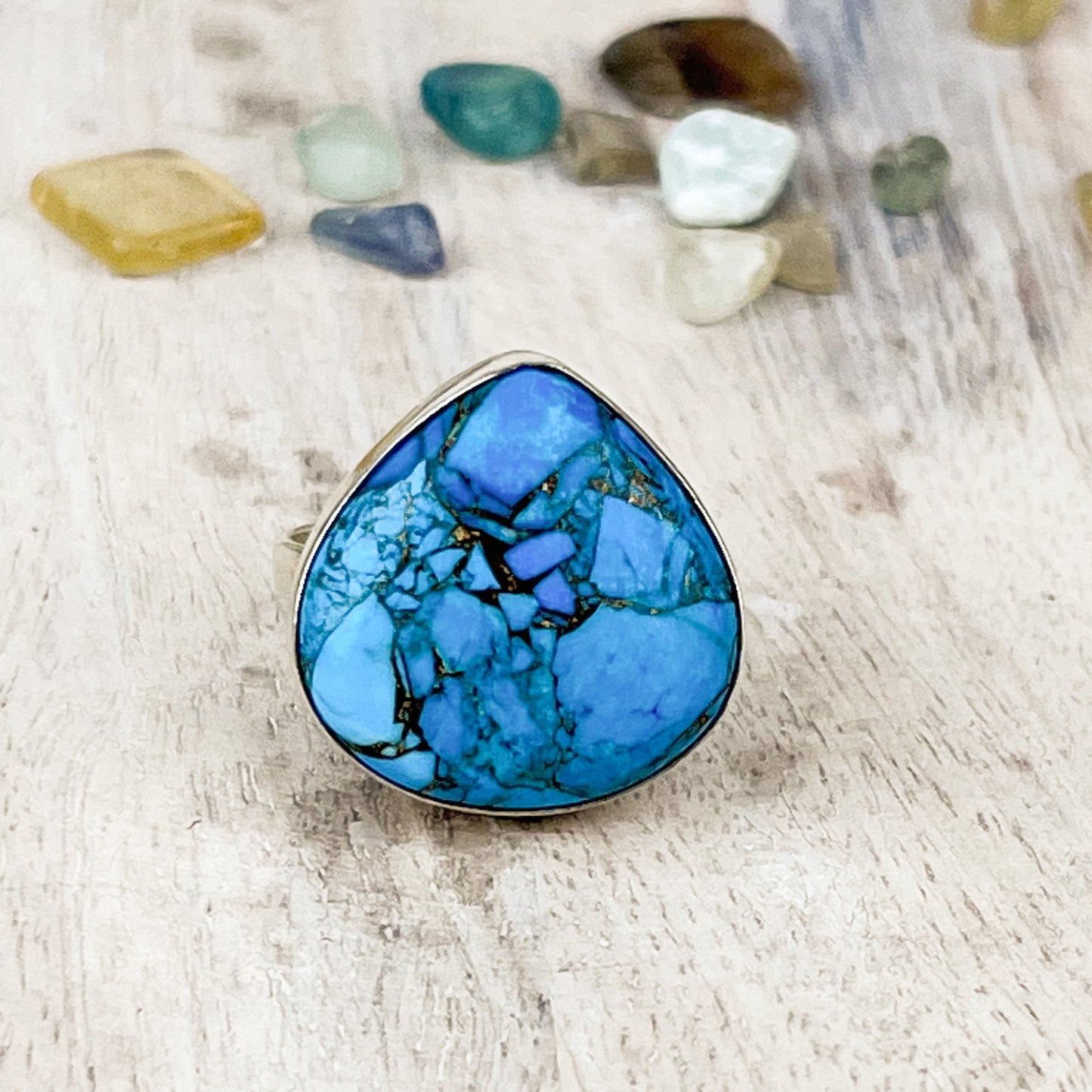 Turquoise Gemstone .925 Sterling Silver Ring