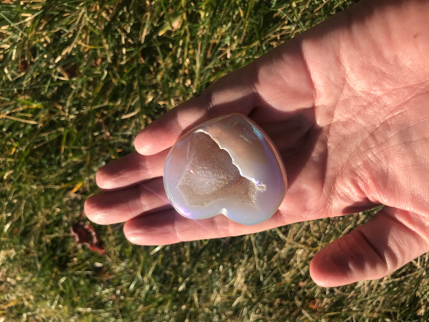 Angel Aura Druzy Hearts
