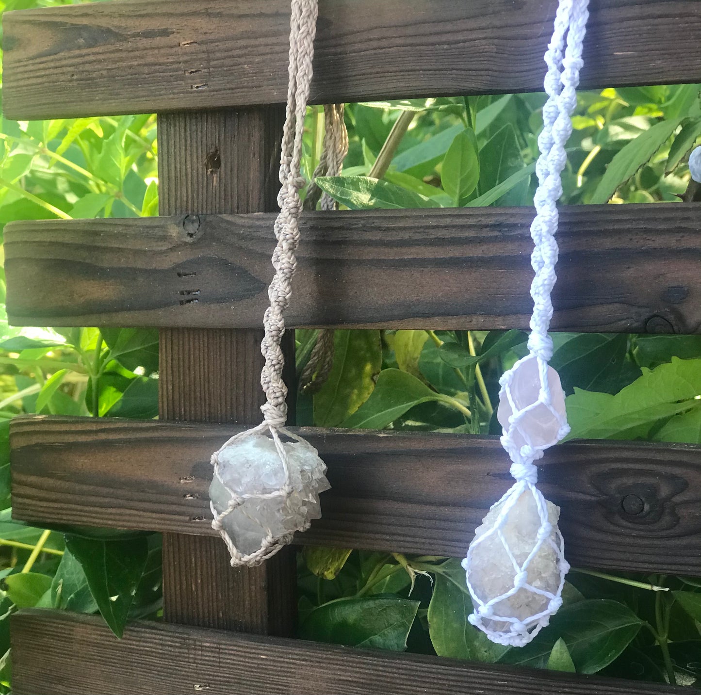Spirit Quartz Hand Knotted Necklace
