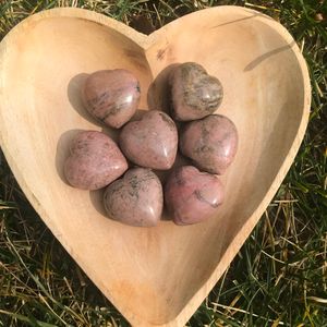 Rhodonite Pocket Heart