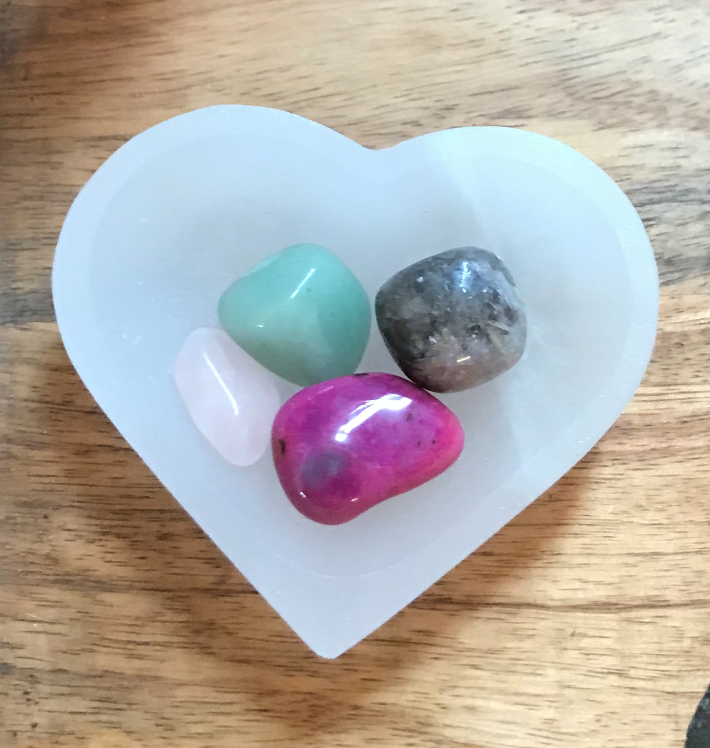 Selenite Heart Bowl