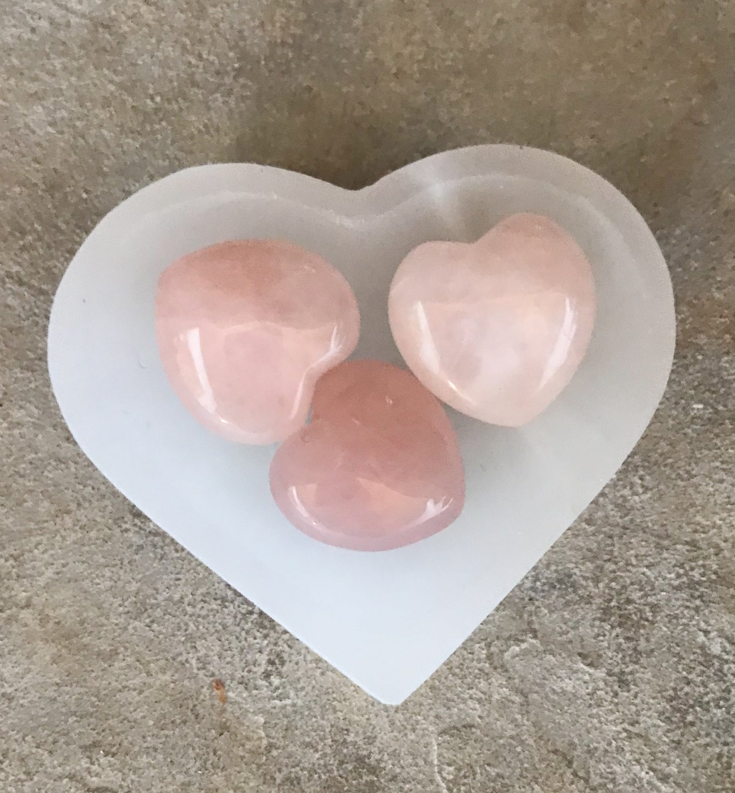 Selenite Heart Bowl