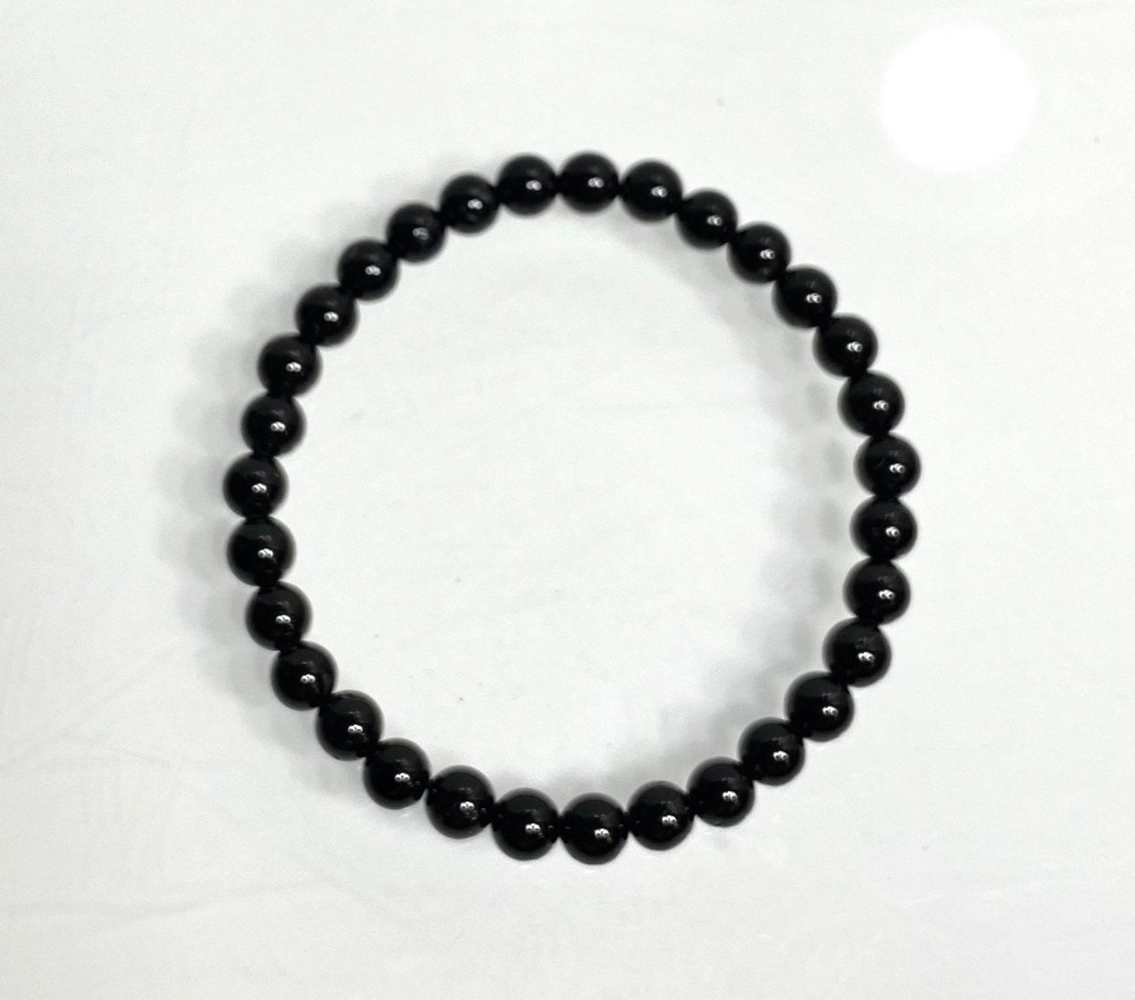 Black Tourmaline Gemstone Bracelet 8mm