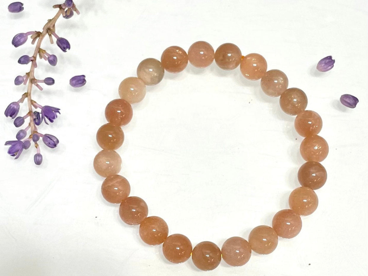 Sunstone Gemstone Bracelet 8mm