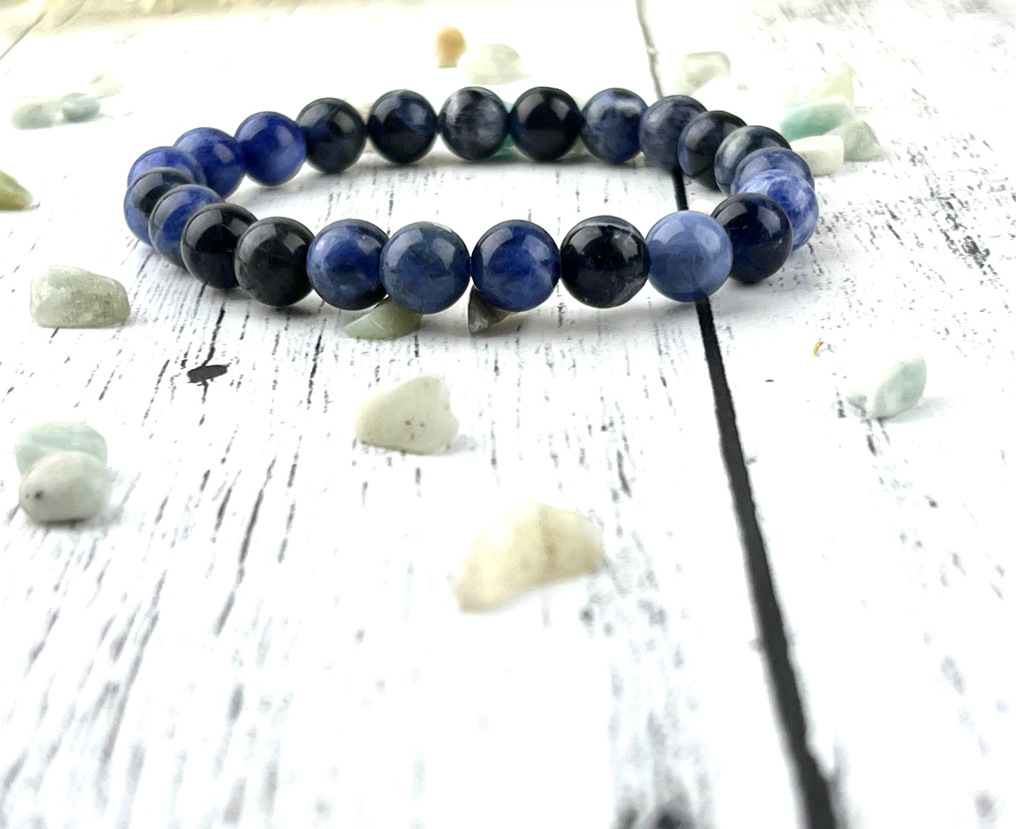 Sodalite Gemstone Bracelet 8mm