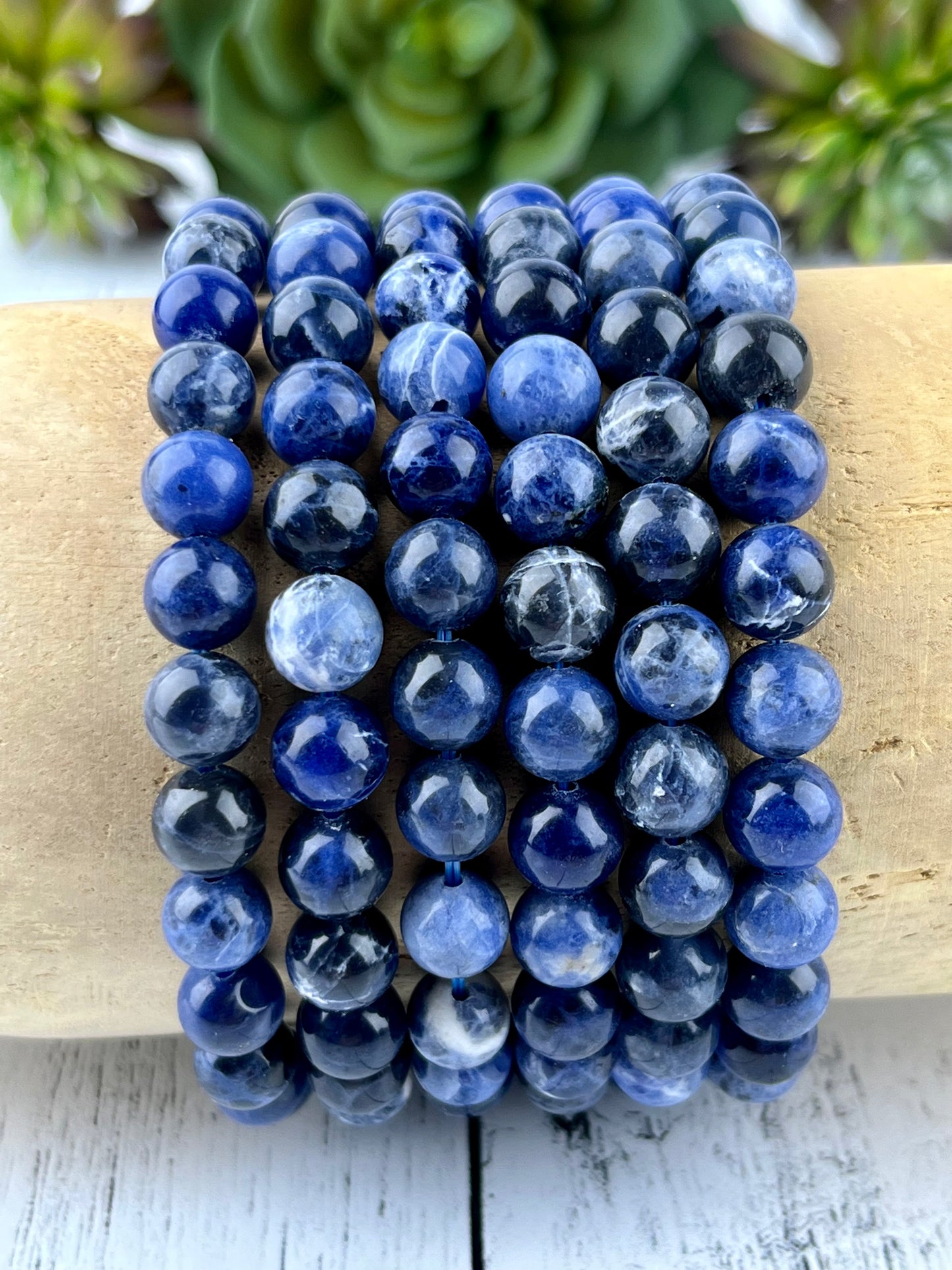 Sodalite Gemstone Bracelet 8mm
