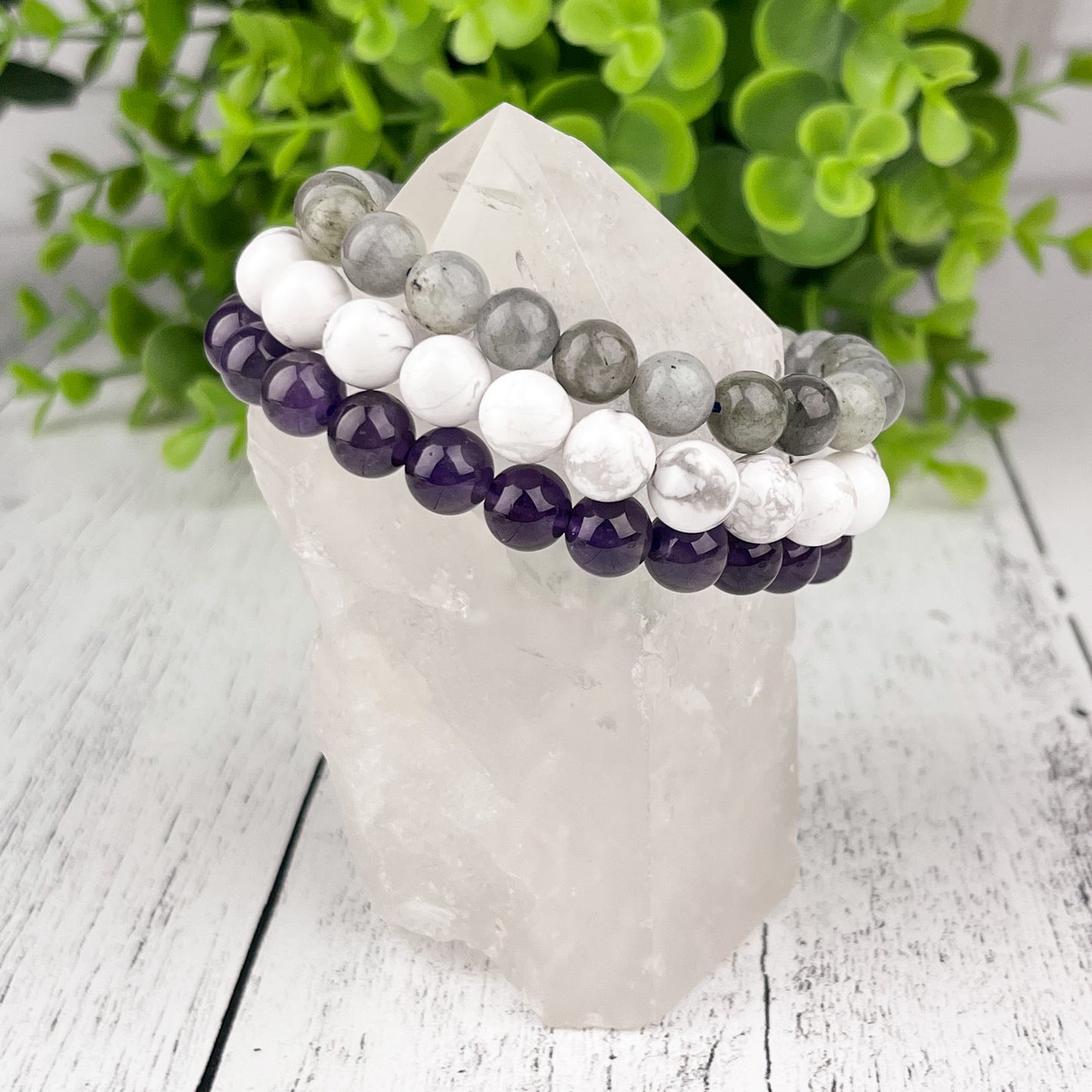Serenity Stack Bracelet Set 8mm