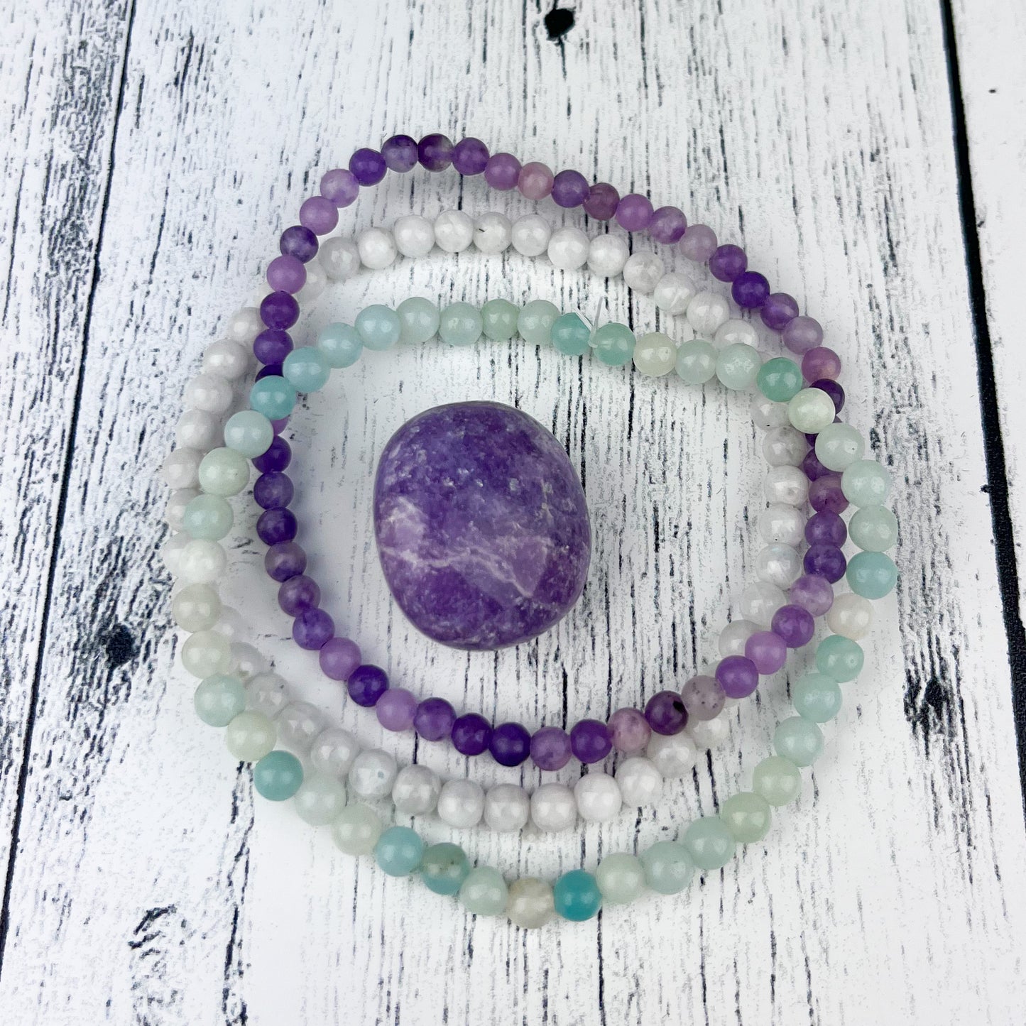 Harmony Stack Bracelet Set 4mm