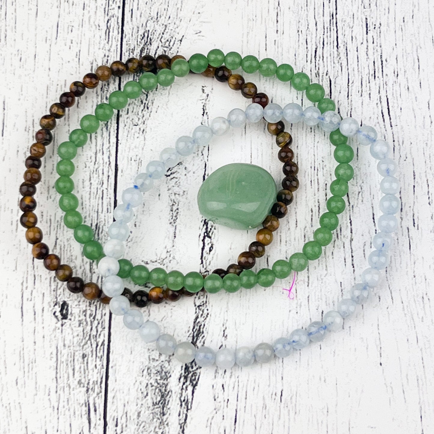 Good Luck Stack Bracelet Set 4mm