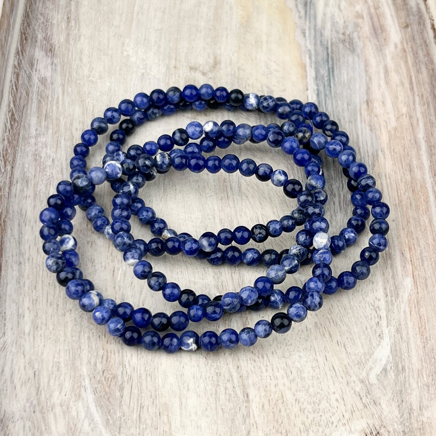 Sodalite Gemstone Bracelet 4mm