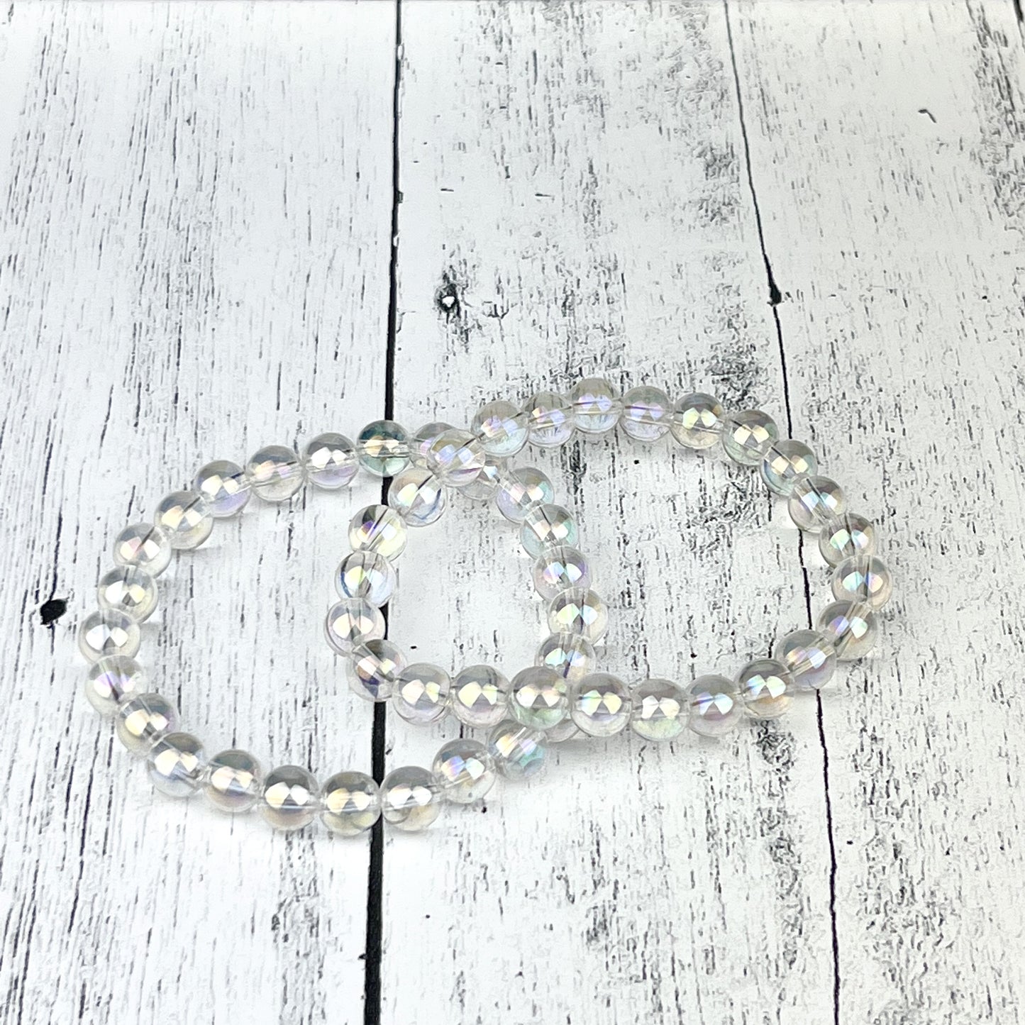 Angel Aura Quartz Gemstone Bracelet 8mm