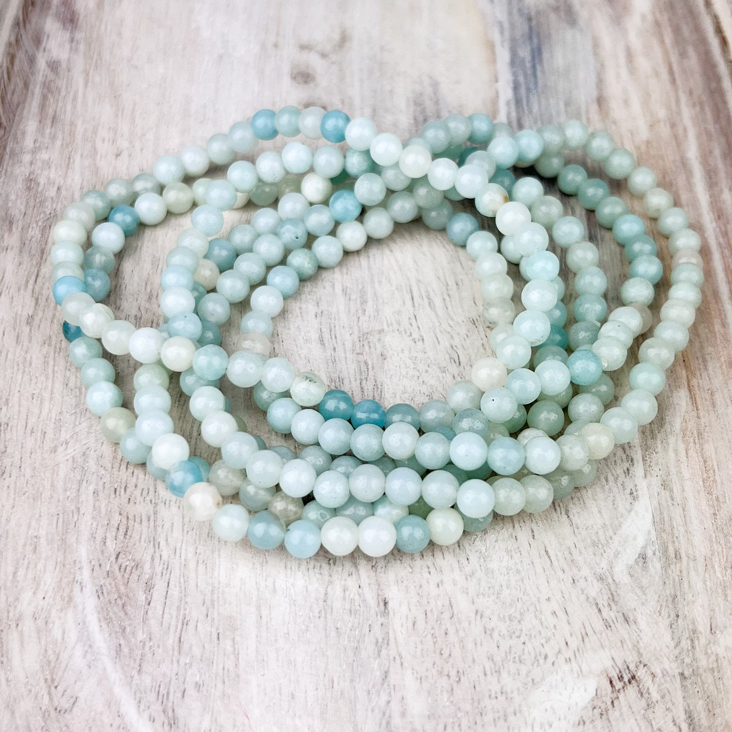Amazonite Gemstone Bracelet 4mm
