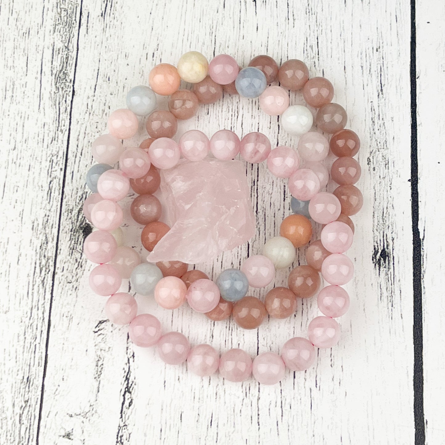 Self Love Stack Bracelet Set 8mm
