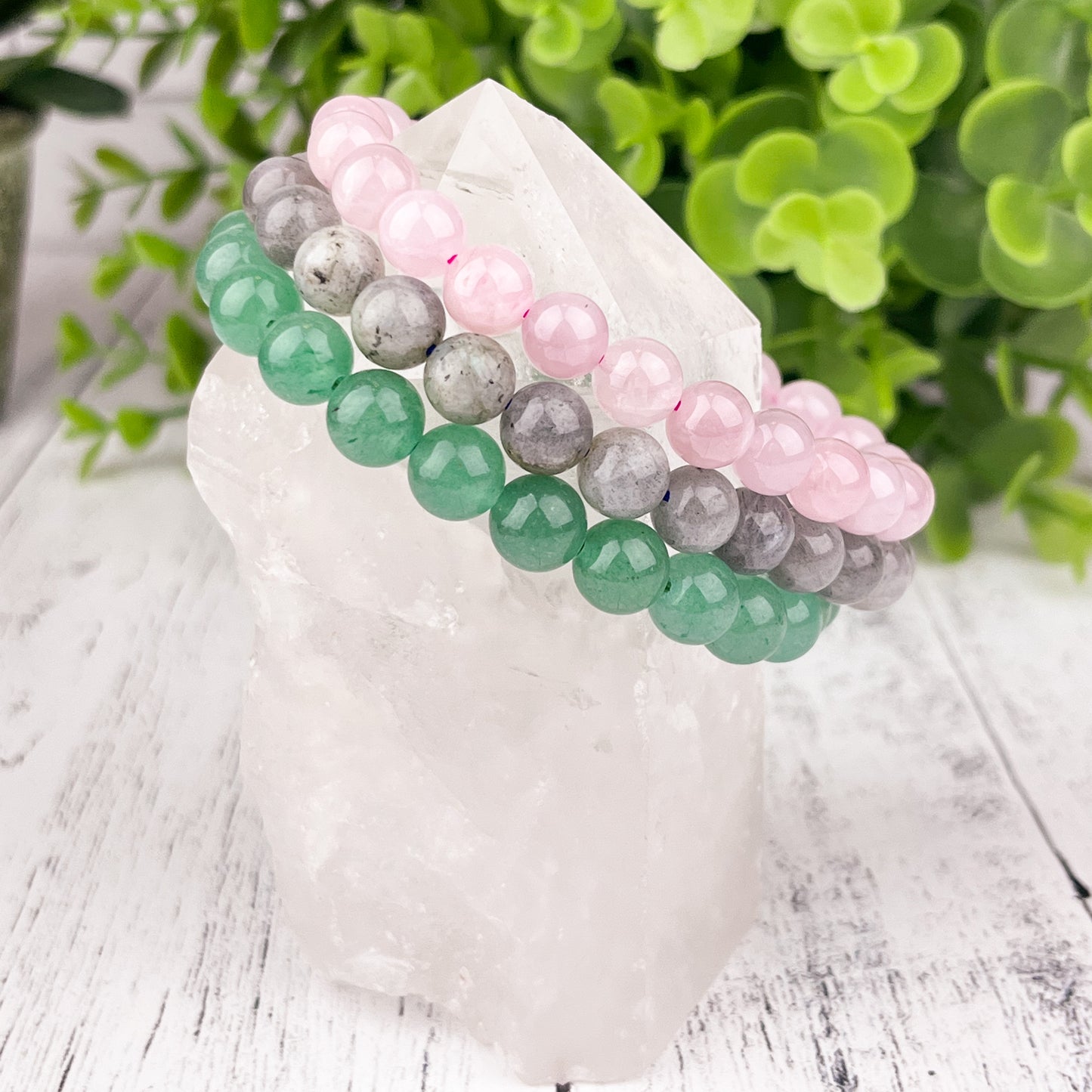 Happiness Stack Bracelet Set 8mm
