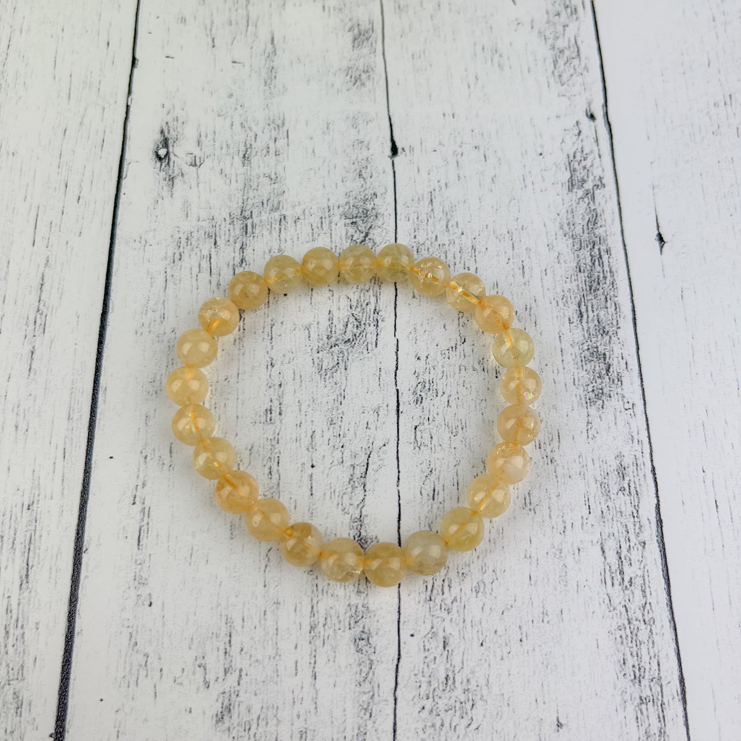 Citrine Gemstone Bracelet 8mm