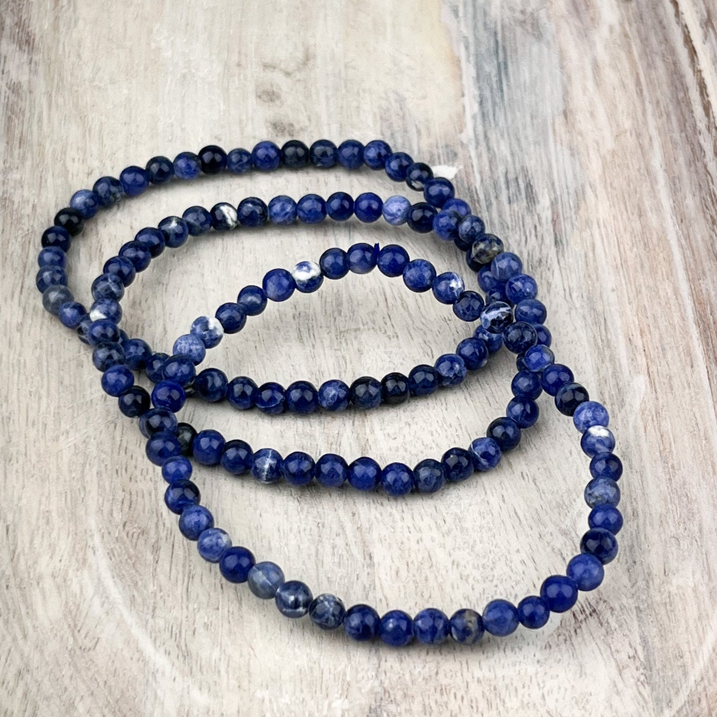 Sodalite Gemstone Bracelet 4mm