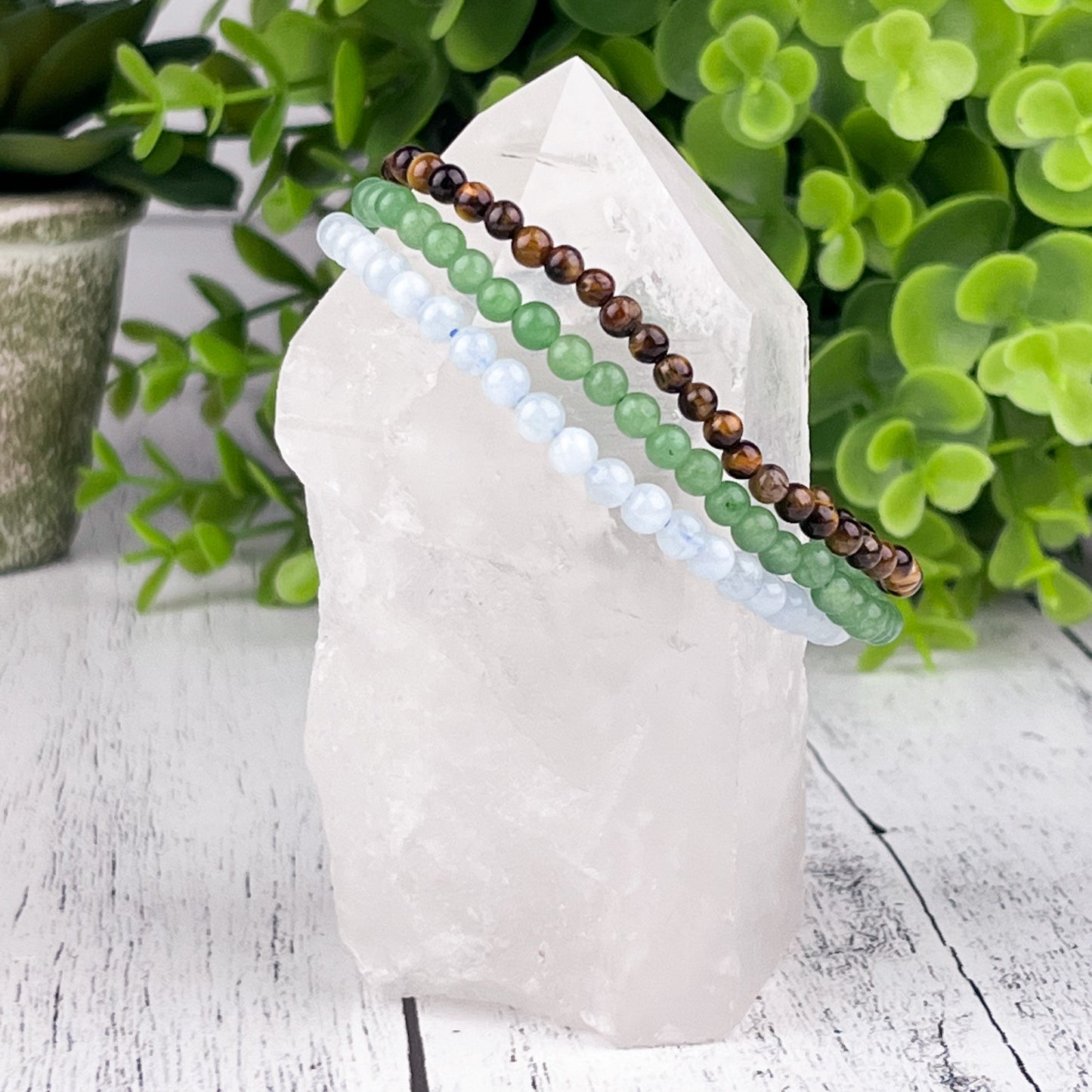 Good Luck Stack Bracelet Set 4mm