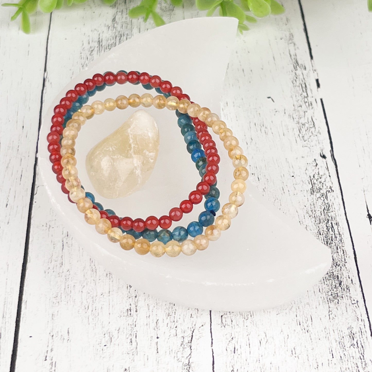 Energy Stack Bracelet Set 4mm