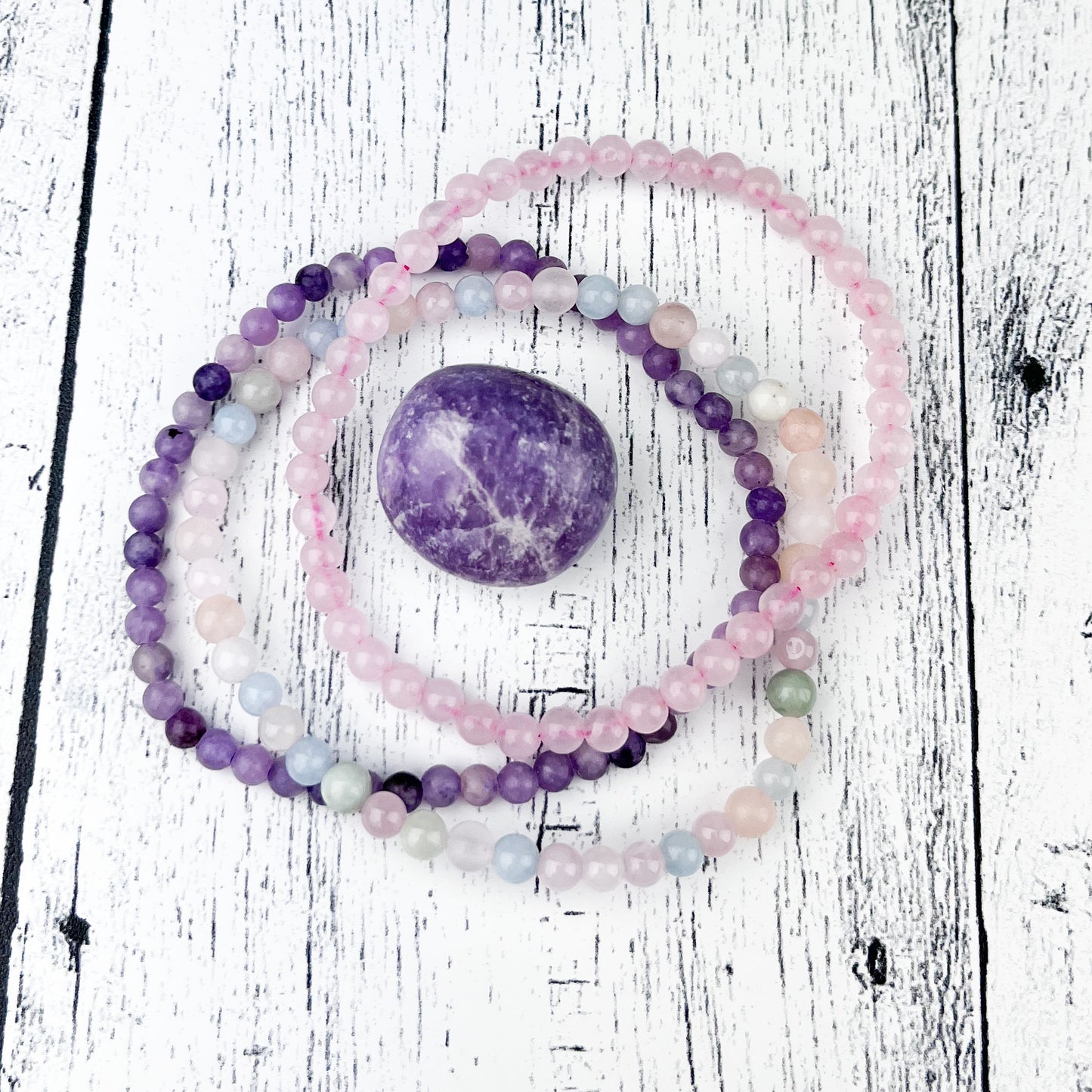 Love Stack Bracelet Set 4mm