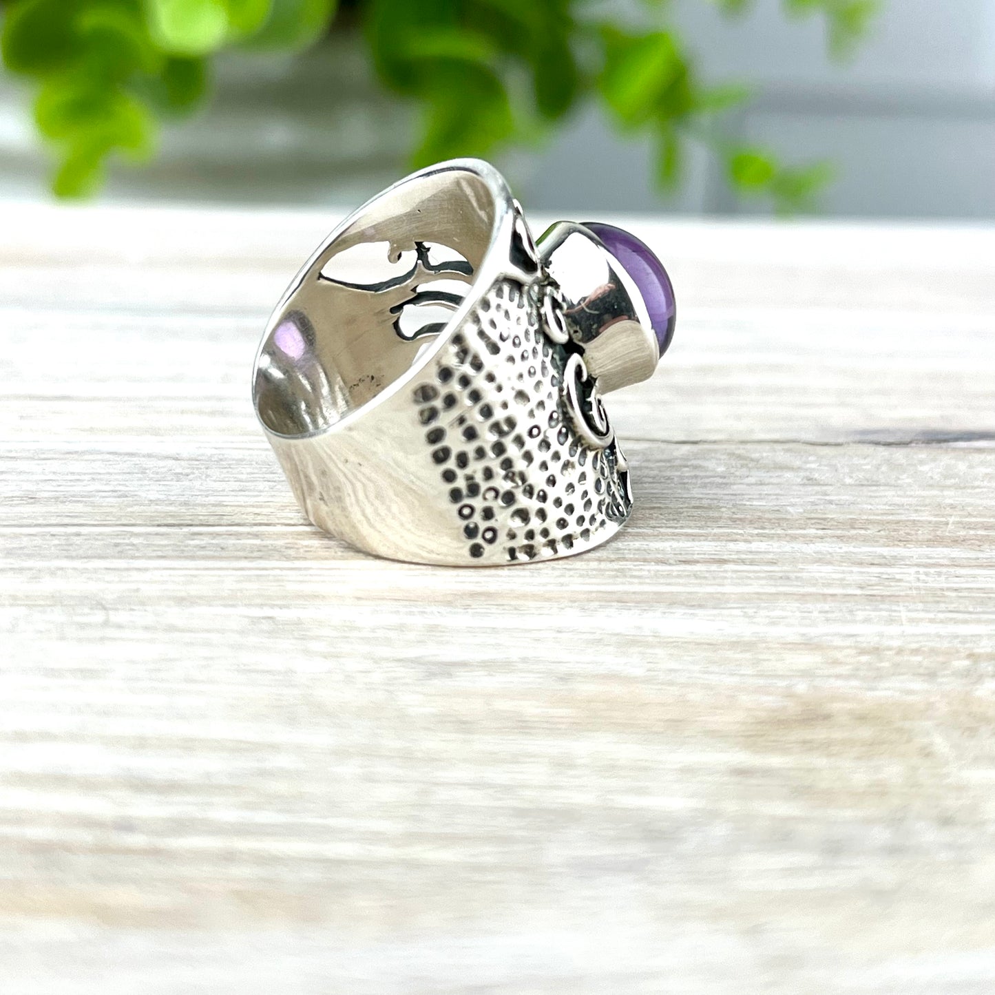 Amethyst Gemstone .925 Sterling Silver Ring