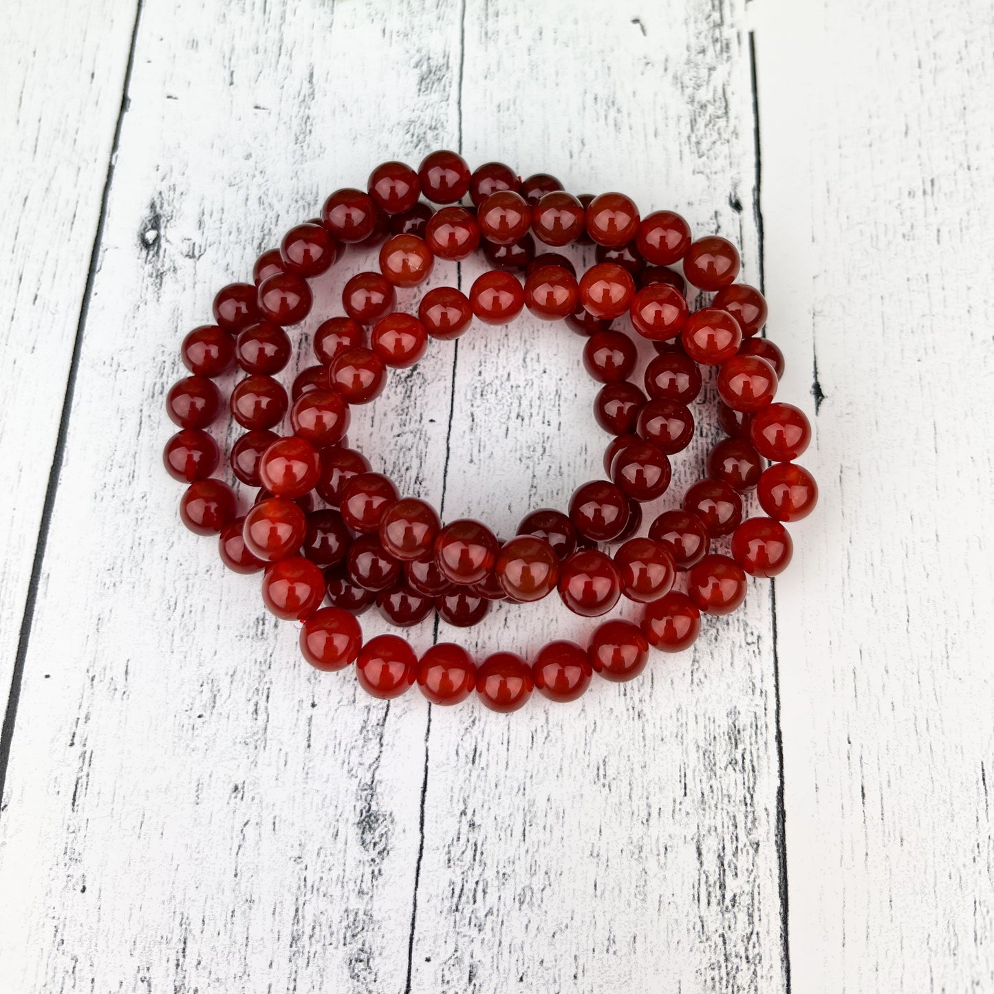 Carnelian Gemstone Bracelet 8mm