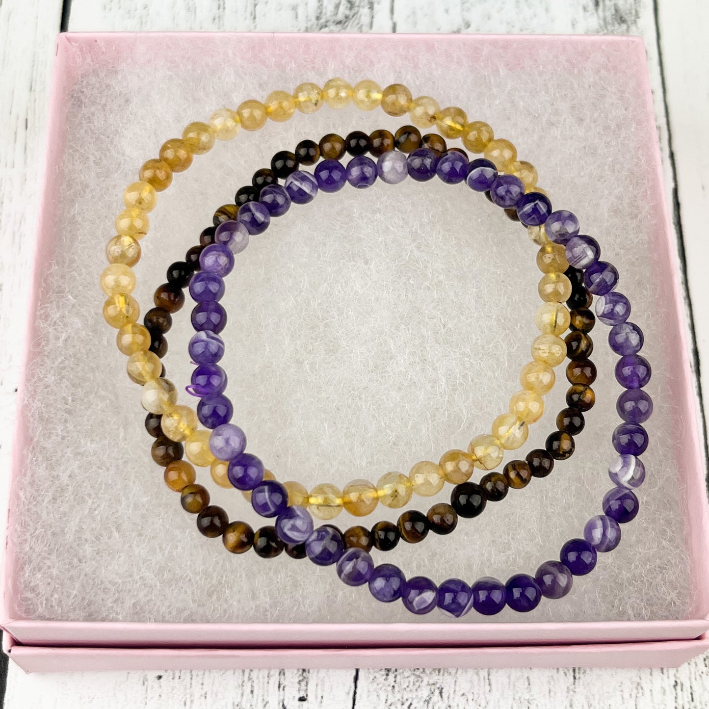 Success Stack Bracelet Set 4mm