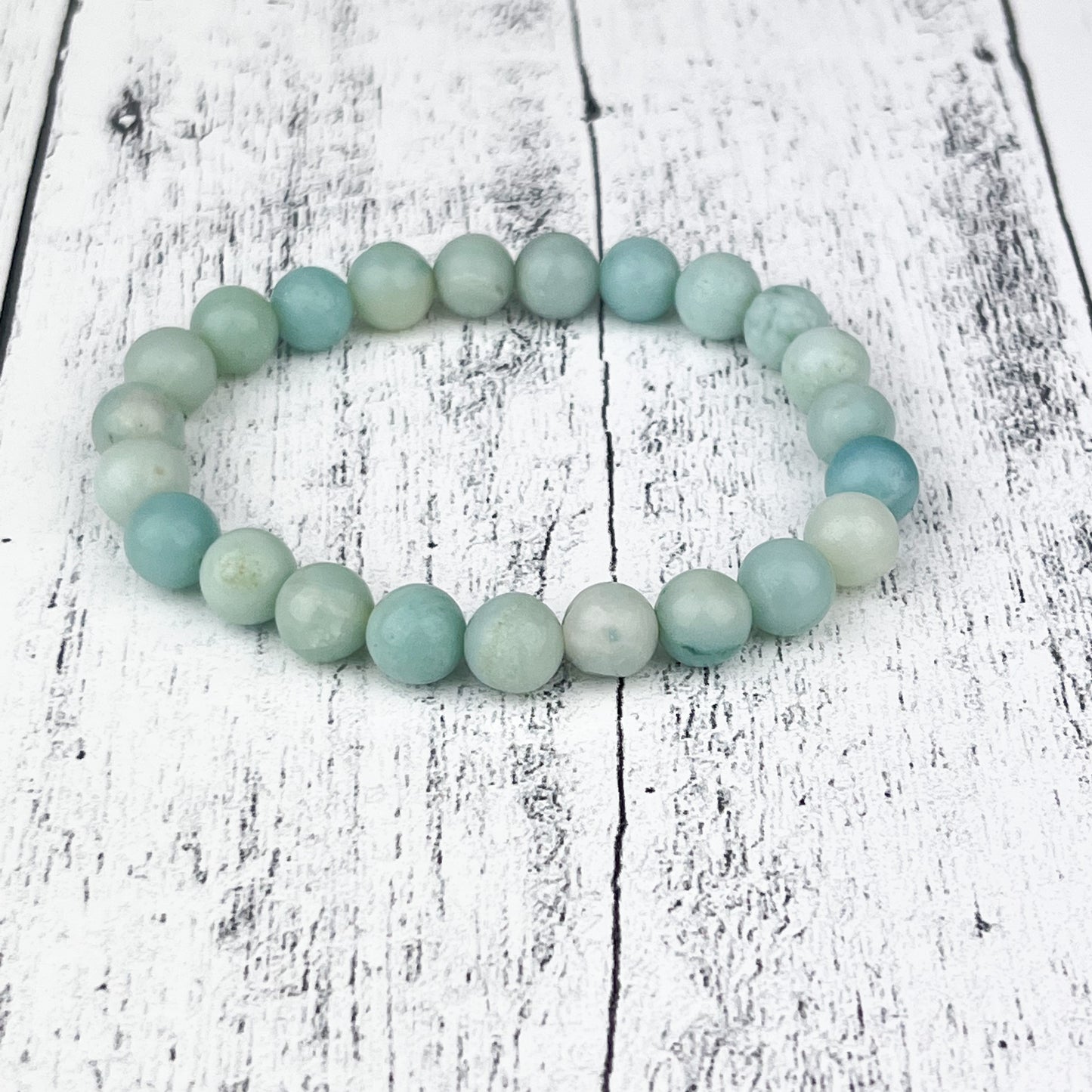 Amazonite Gemstone Bracelet 8mm