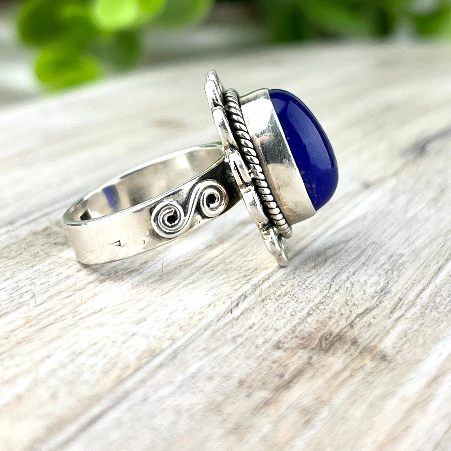 Chalcedony Gemstone .925 Sterling Silver Ring