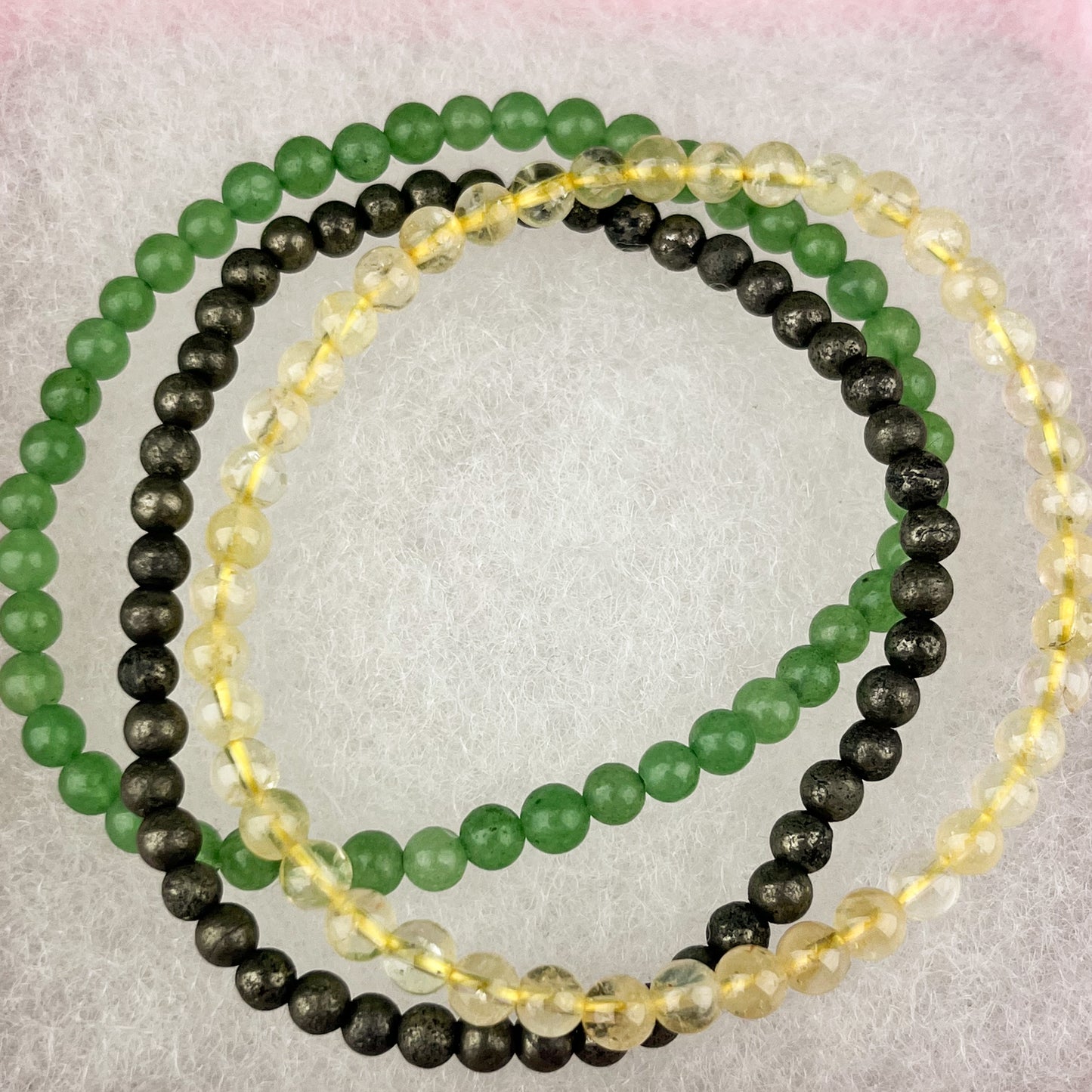 Abundance Beaded Stacking Bracelet Set 4mm