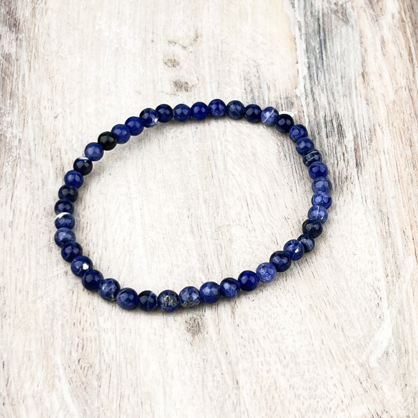 Sodalite Gemstone Bracelet 4mm