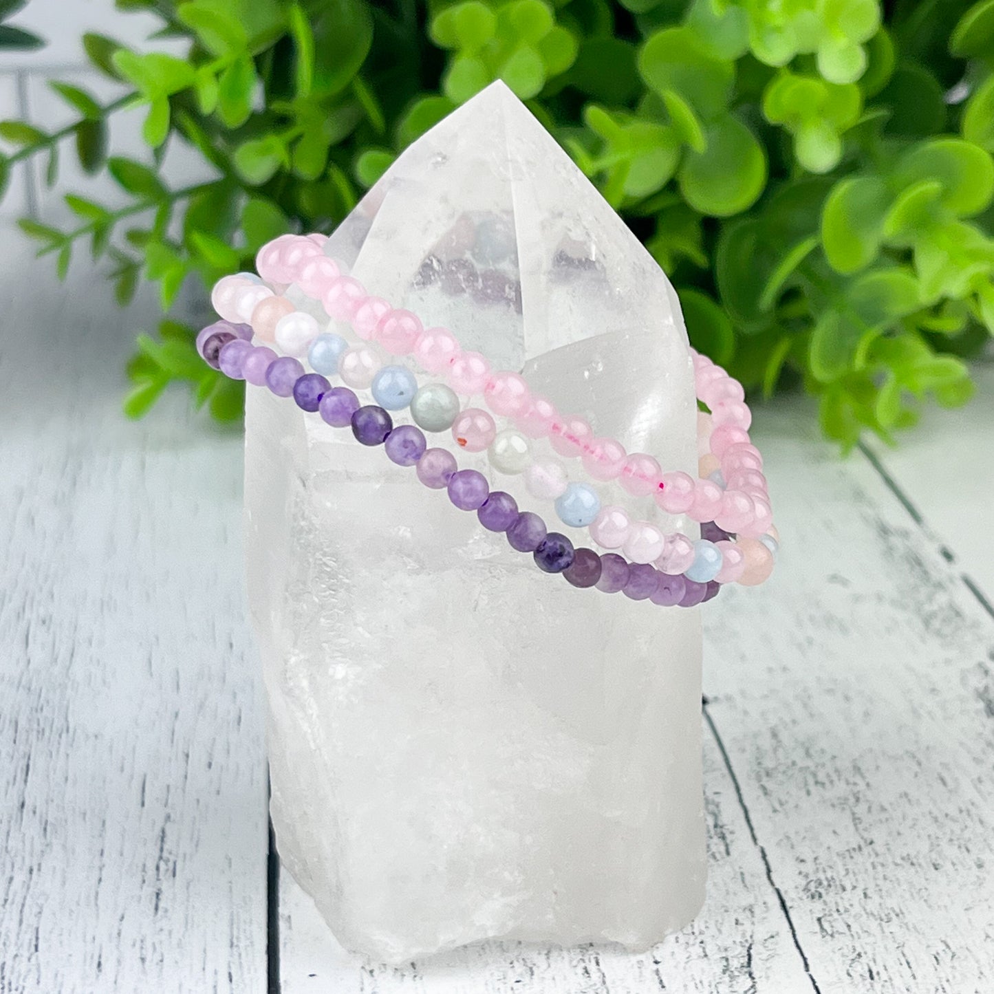 Love Stack Bracelet Set 4mm
