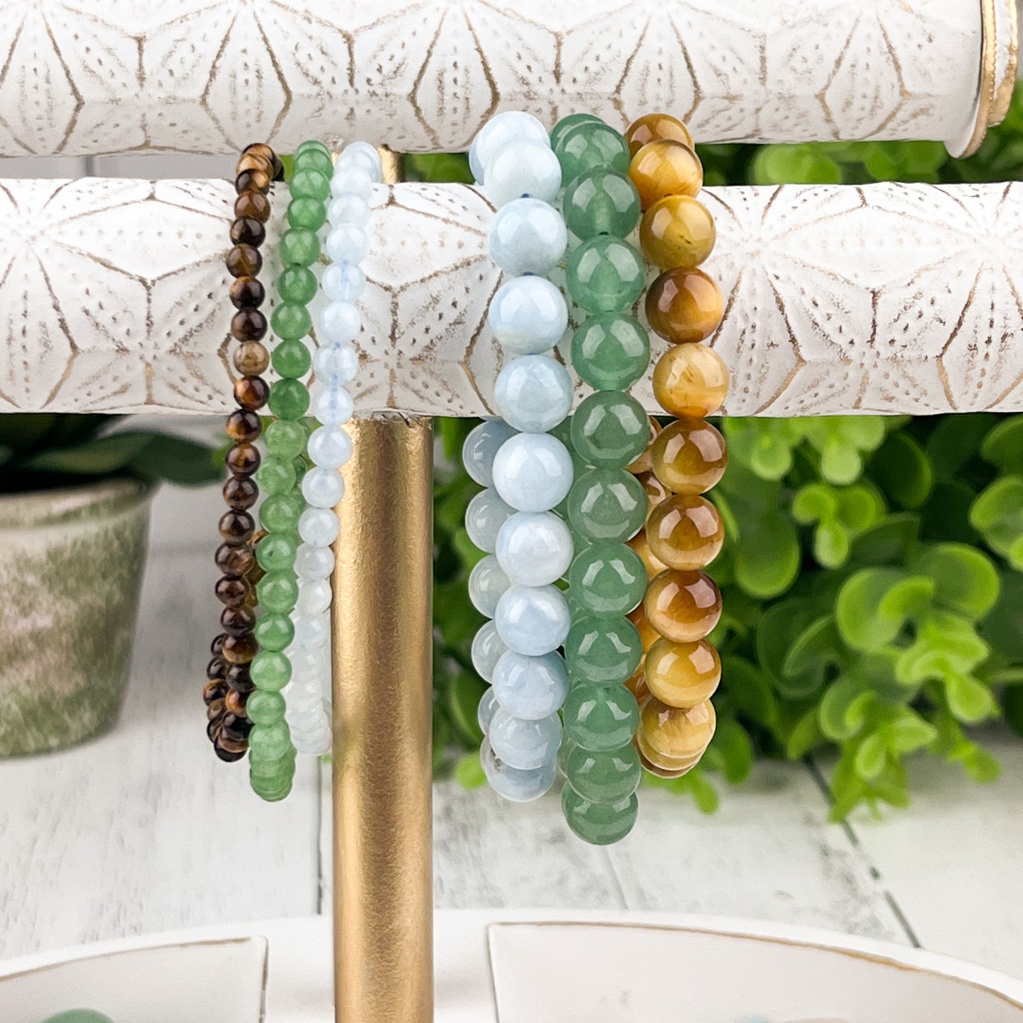 Good Luck Stack Bracelet Set 4mm