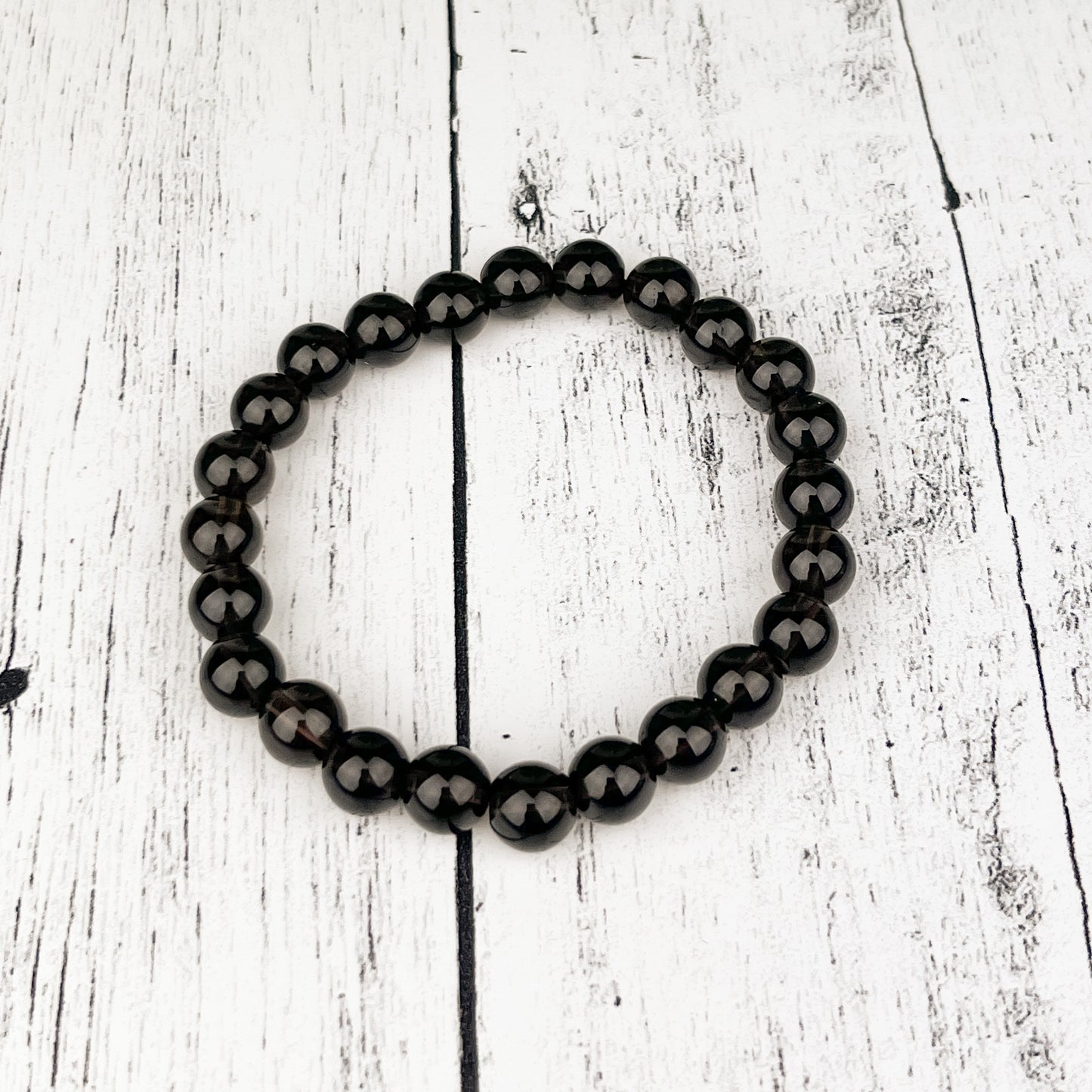 Smoky Quartz Gemstone Bracelet 8mm