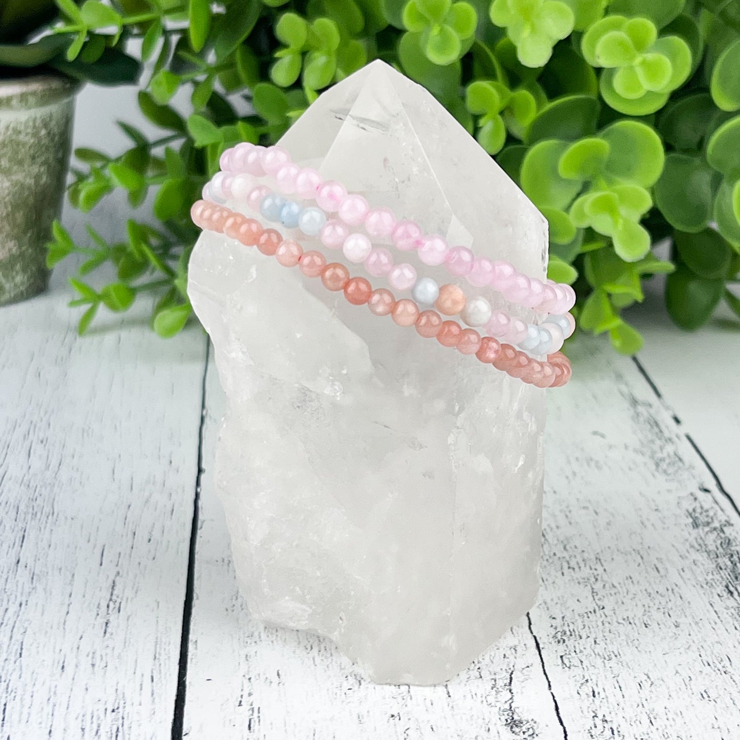 Self Love Stack Bracelet Set 4mm