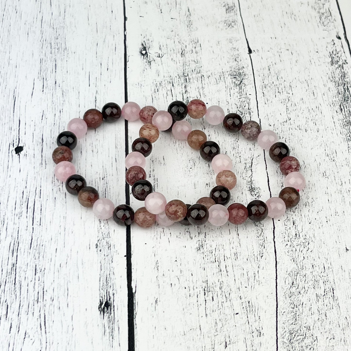 Heart Chakra Gemstone Bracelet 8mm