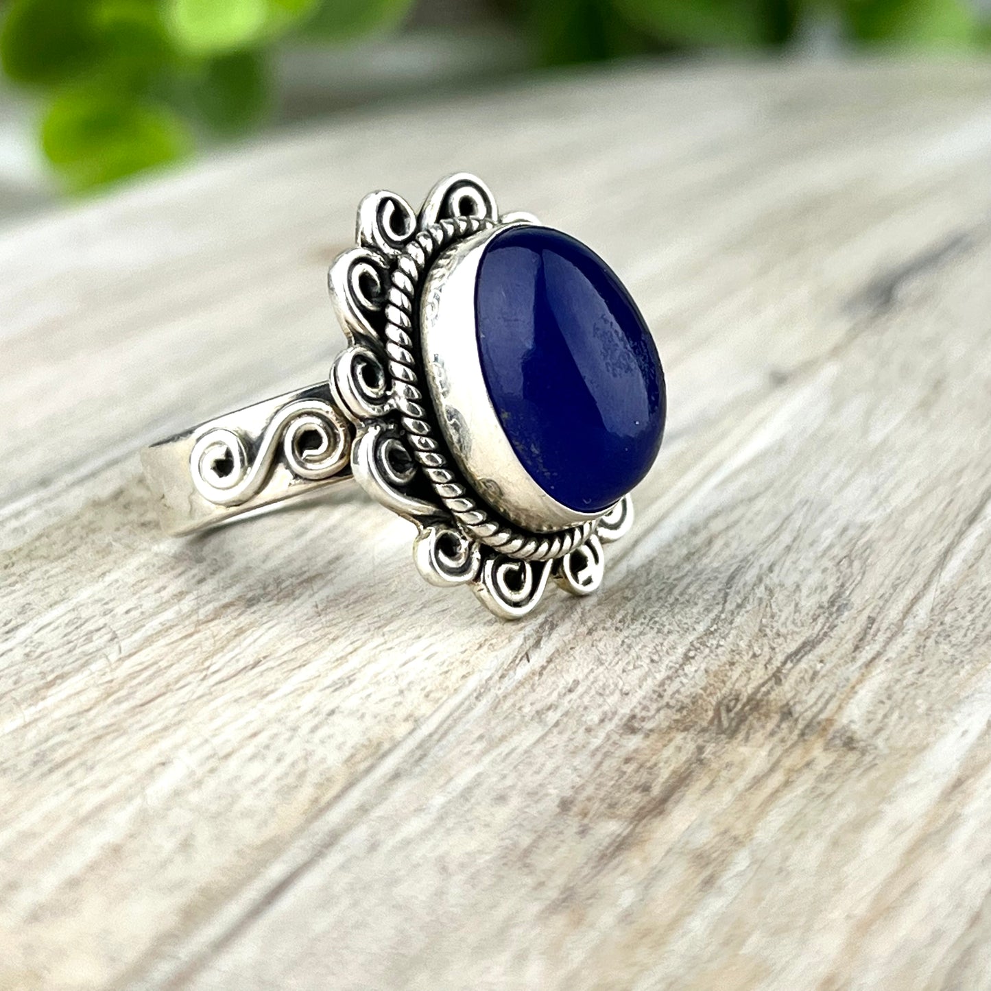 Chalcedony Gemstone .925 Sterling Silver Ring