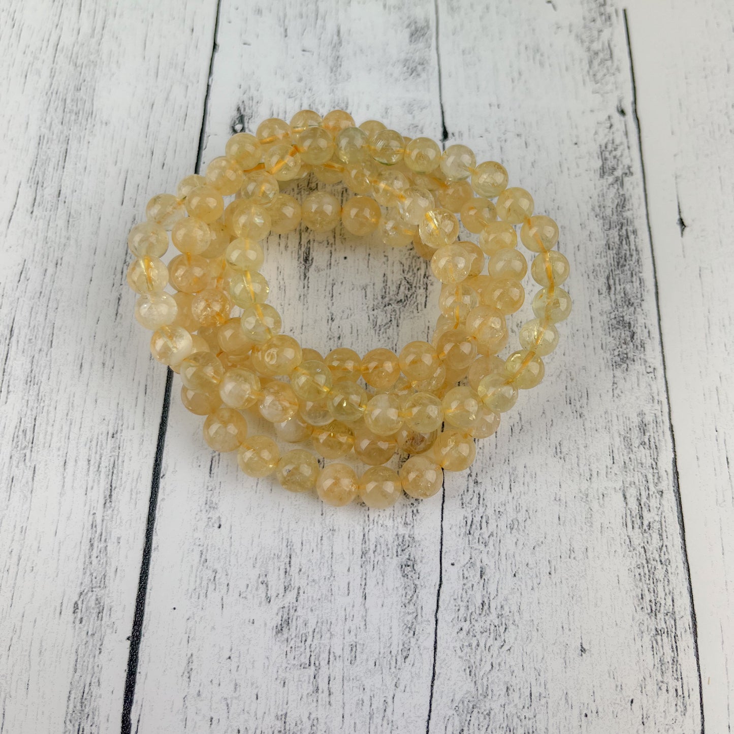 Citrine Gemstone Bracelet 8mm