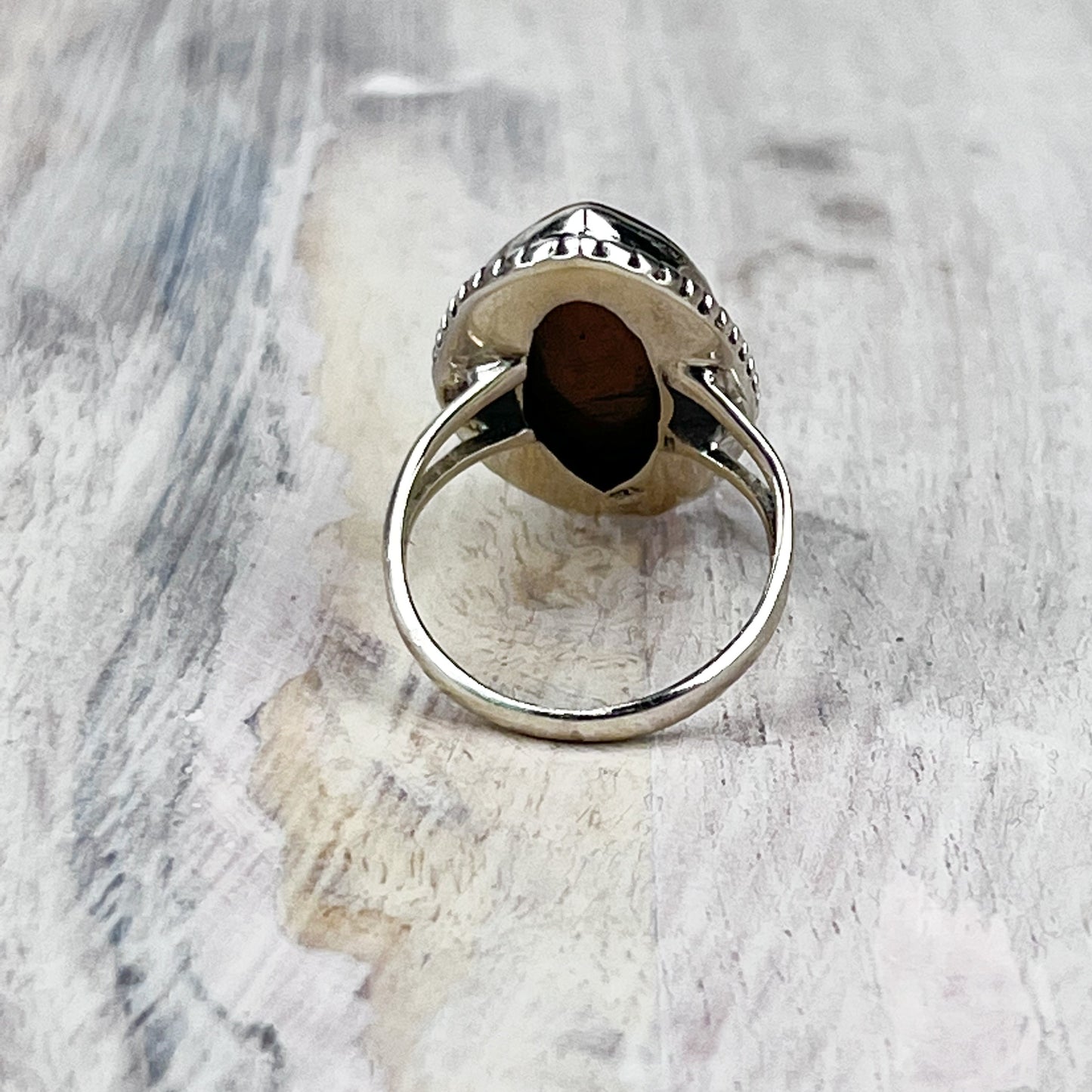 Tiger Eye Gemstone .925 Sterling Silver Ring