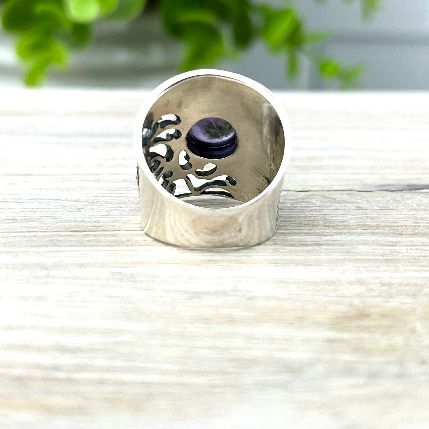 Amethyst Gemstone .925 Sterling Silver Ring