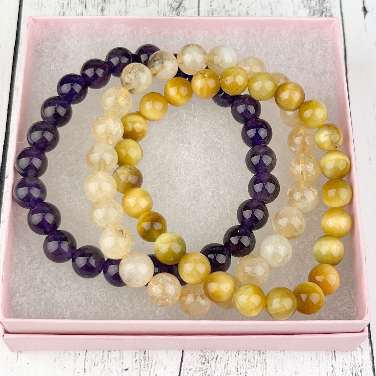 Success Stack Bracelet Set 8mm