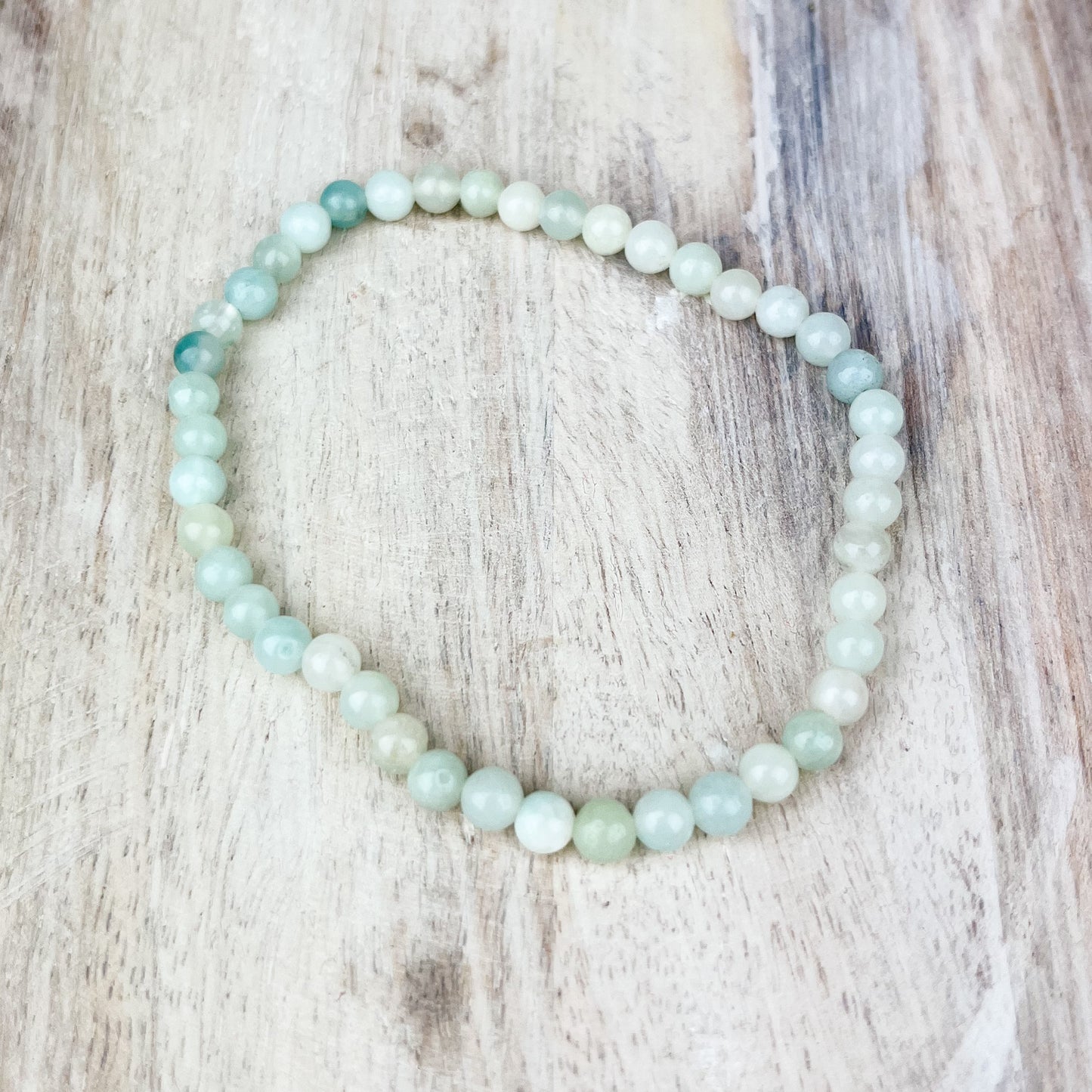 Amazonite Gemstone Bracelet 4mm
